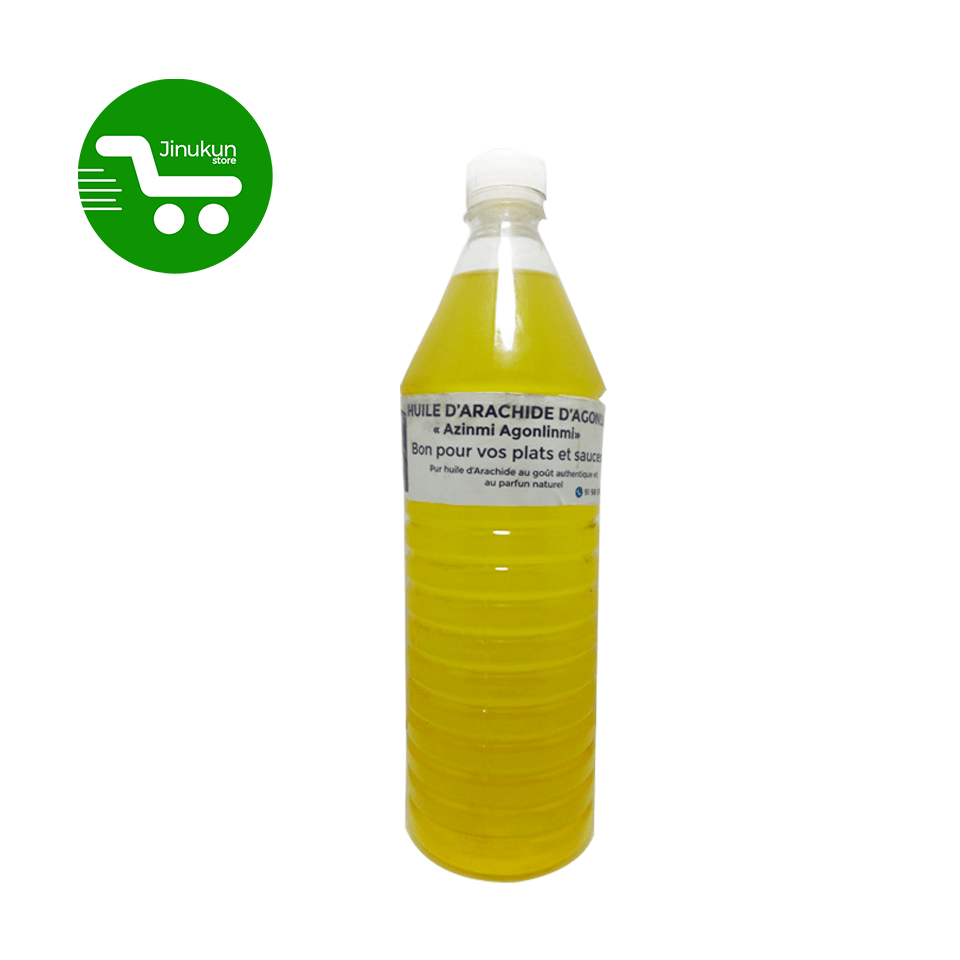 jinukun store  Huile d’arrachide Agonlinmi 1L Tiwa