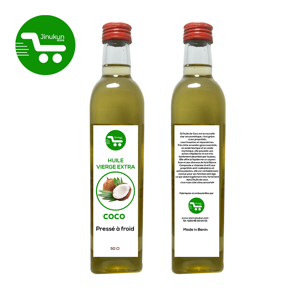 jinukun store  Huile extra vierge de coco