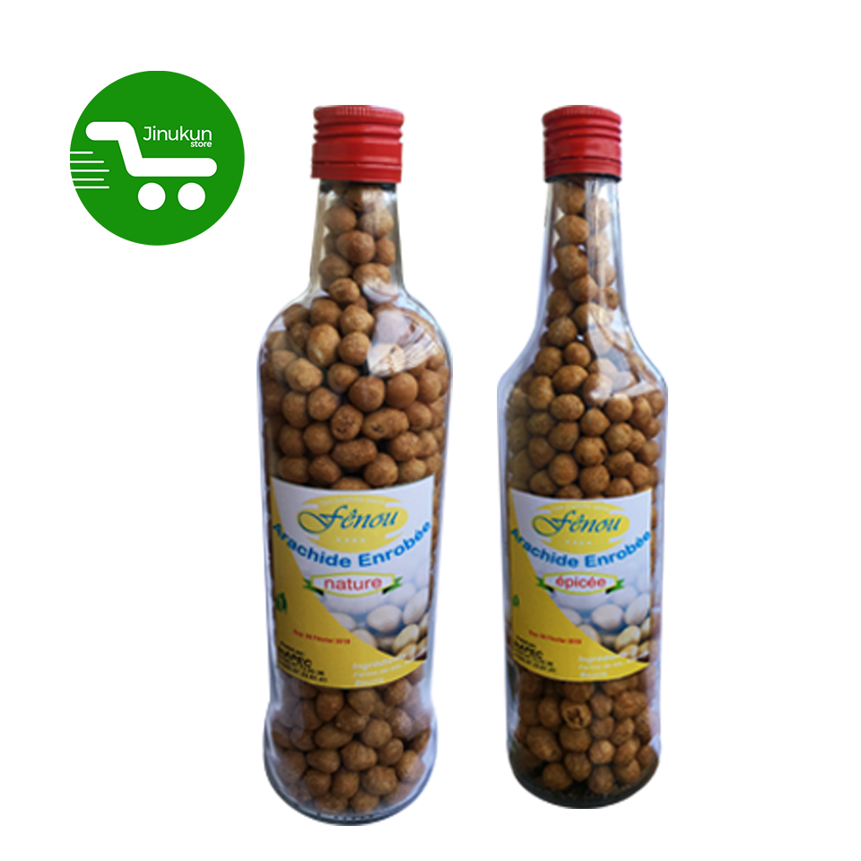 jinukun store  Arachide enrobée à la farine de blé au parfum nature ou épicée